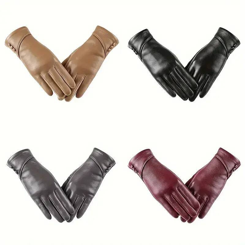 Wool Glove Lined - Women Gloves Touch Screen Wool Lined