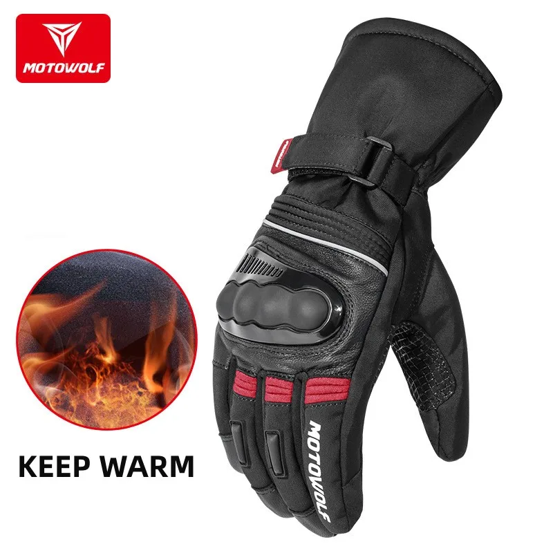 Motowolf Winter Motorcycle Glo - Ski Glove Waterproof のレビューと価格
