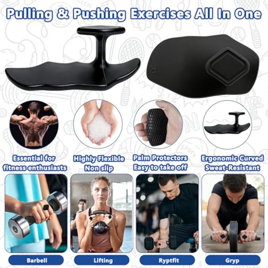 Large Silicone Workout Grips K - Workout Glove Gym のレビューと価格
