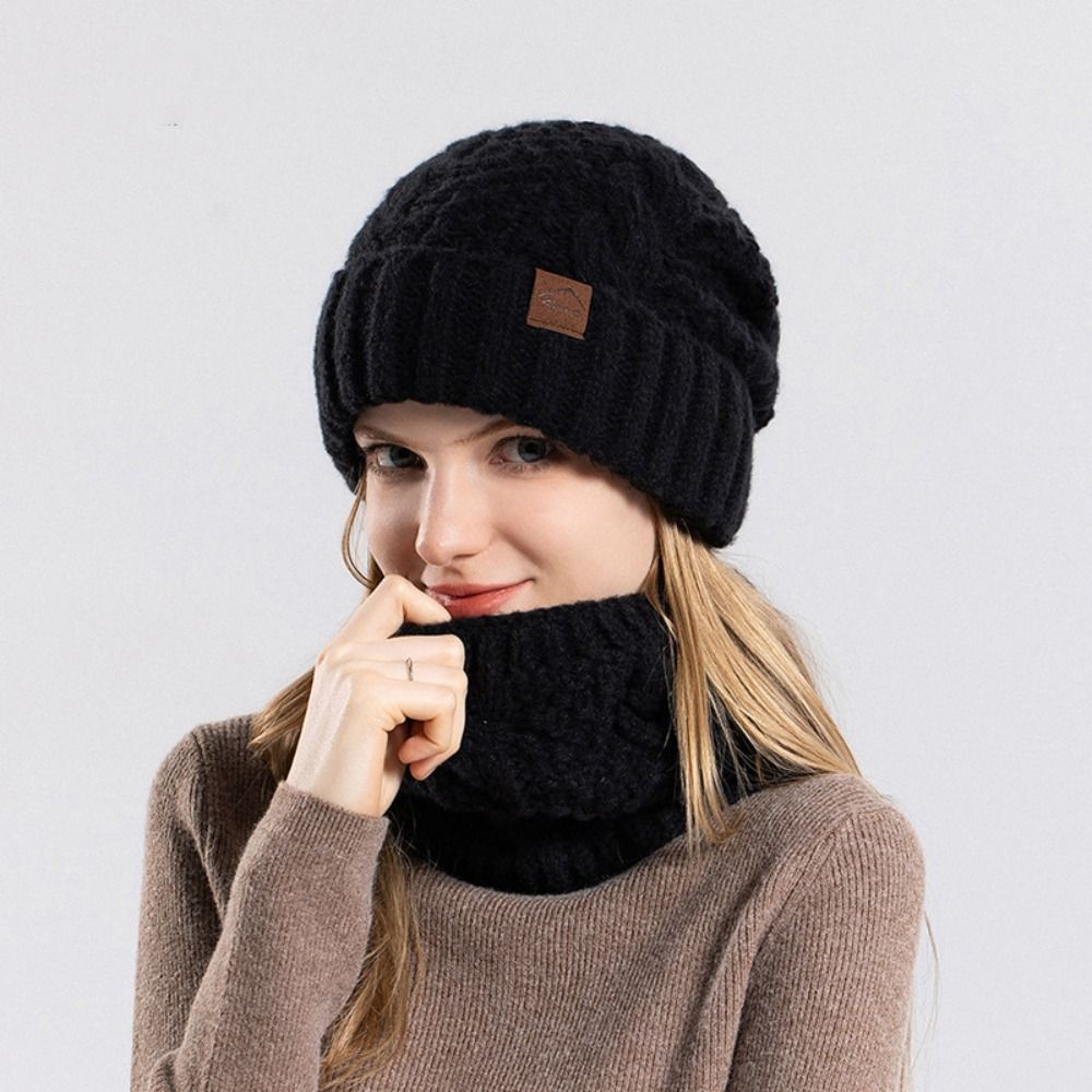 Soft Winter Beanie Hat Scarf S - Wool Glove Lined のレビューと価格