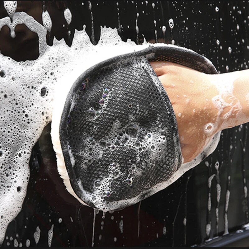 Car Wash Wool Gloves Thickened - Wool Glove Lined のレビューと価格