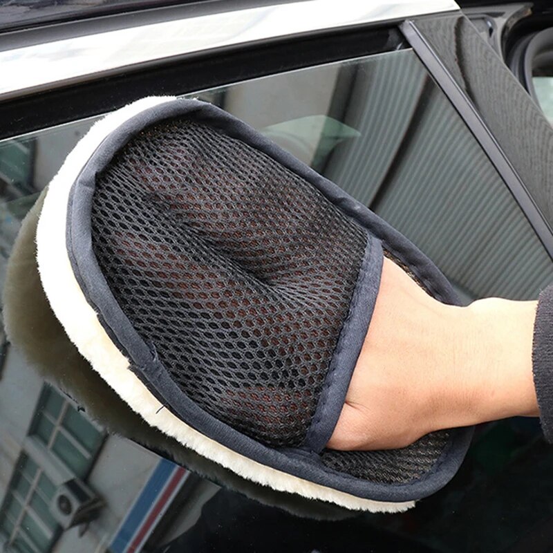 Car Wash Wool Gloves Thickened - Wool Glove Lined のレビューと価格