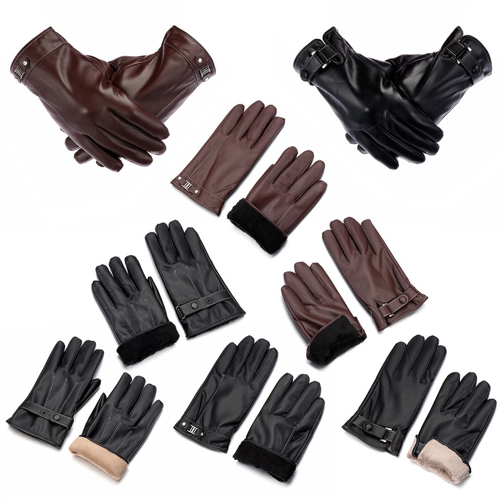Men's Fleece Thermal Leather G - Leather Driving Glove のレビューと価格