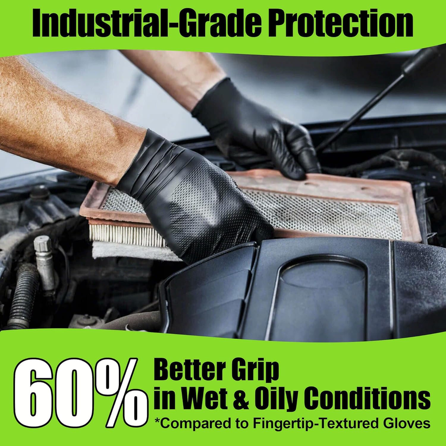 10 Mil Nitrile Gloves Large -  - Latex Disposable Glove のレビューと価格