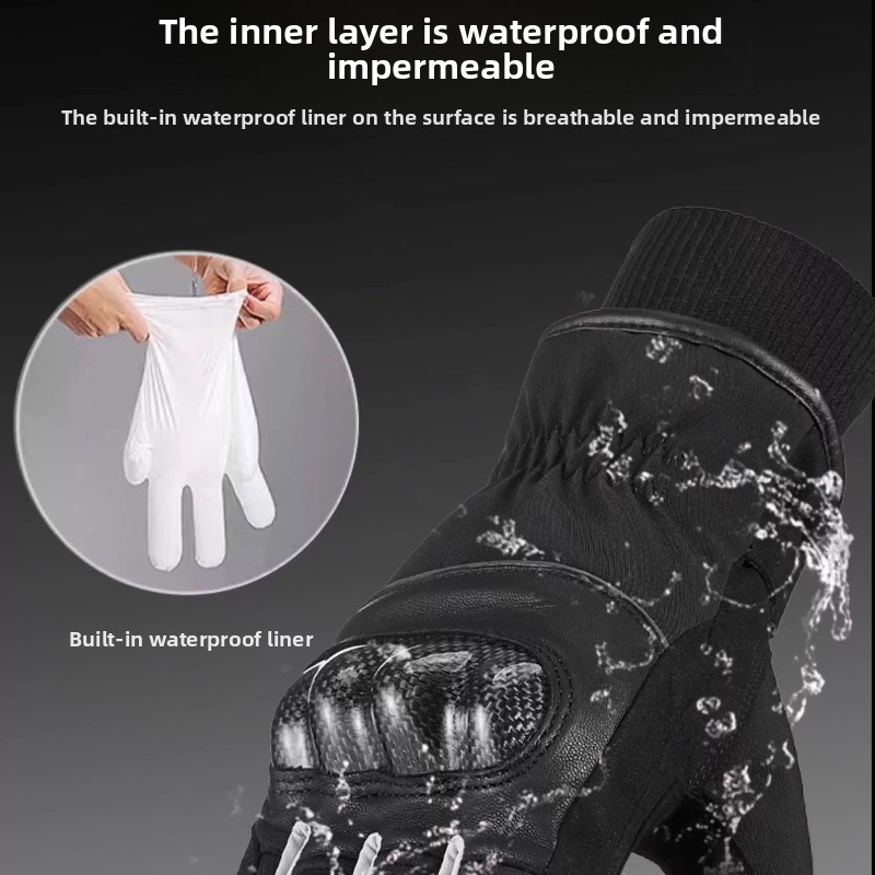 Winter Warm Motorcycle Gloves  - Motorcycle Glove Knuckle のレビューと価格
