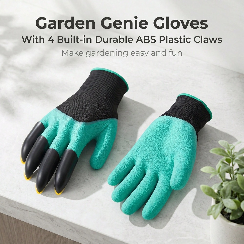1pair Garden Genie Gloves With - Gardening Glove Waterproof のレビューと価格
