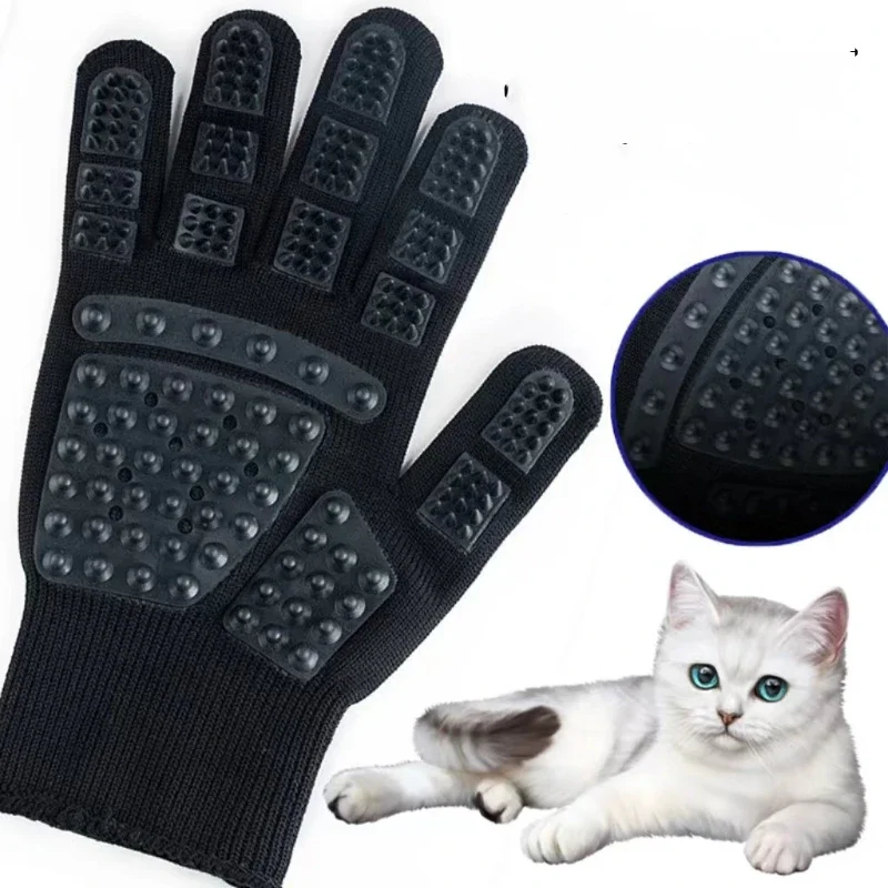 1PC Pet Hair Grooming Gloves C - Rubber Glove Cleaning のレビューと価格