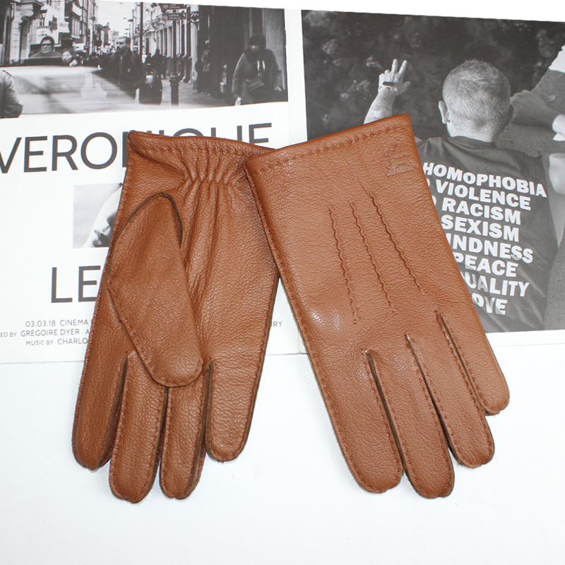 High quality men's deerskin gl - Leather Driving Glove のレビューと価格