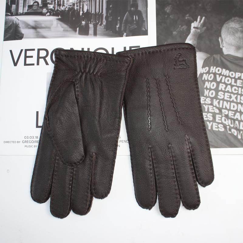 High quality men's deerskin gl - Leather Driving Glove のレビューと価格