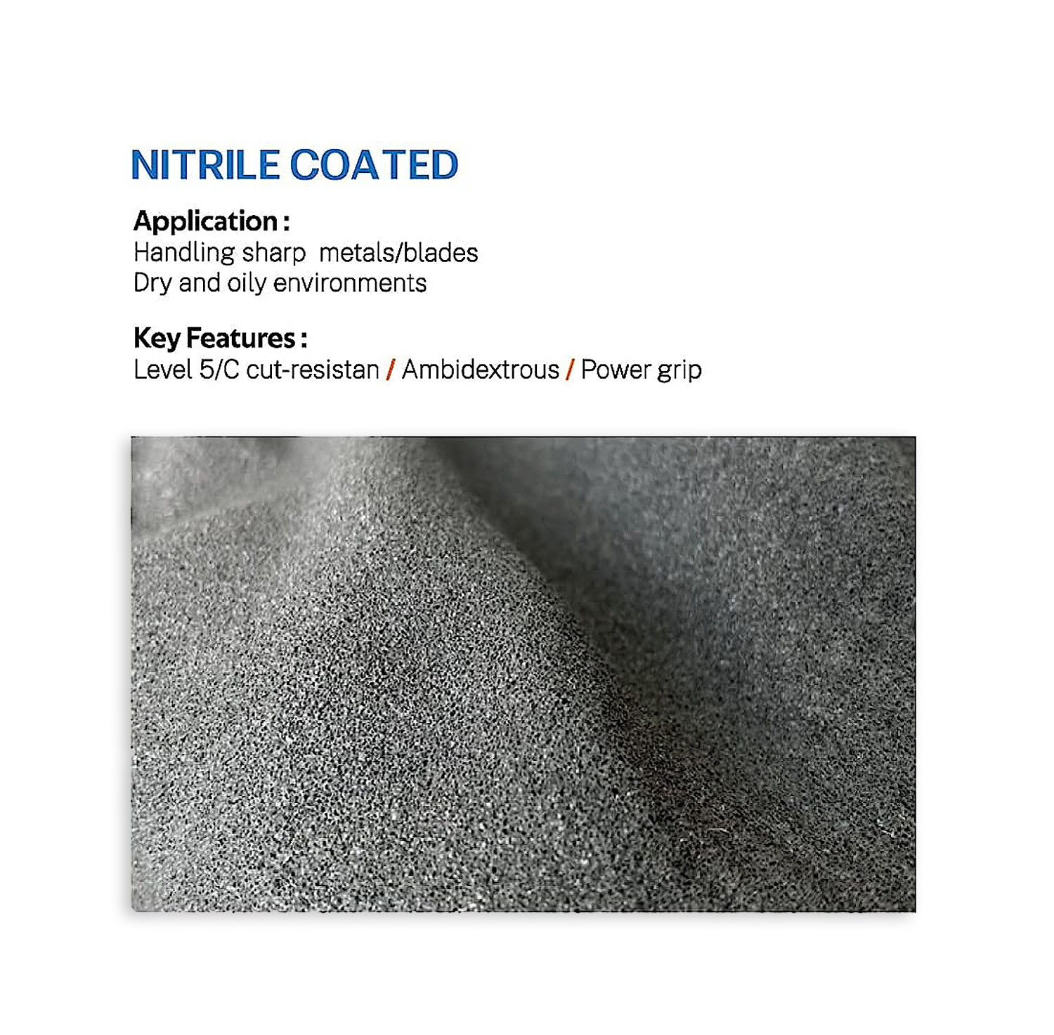1/3Pair, Level 5Cut-Resistant  - Nitrile Mechanic Glove のレビューと価格