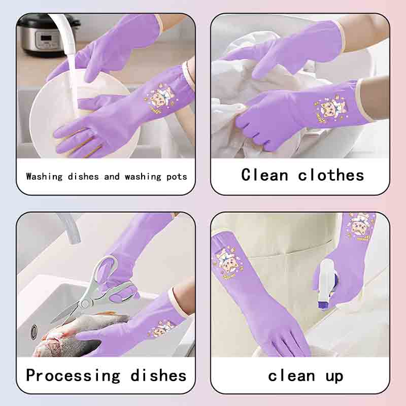 1 pair of household cleaning a - Dish Glove Rubber のレビューと価格