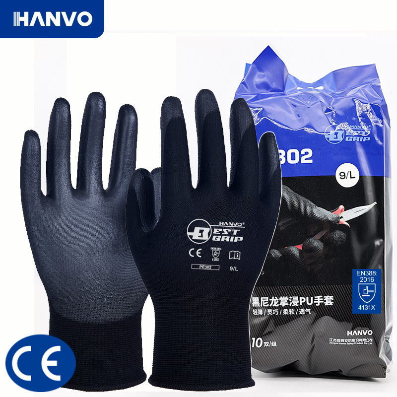 10 Pairs PU Nitrile Safety Coa - Nitrile Mechanic Glove のレビューと価格
