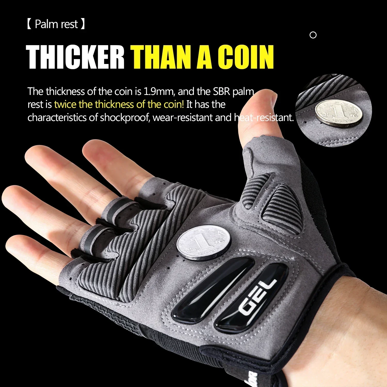 Anti Slip Shock Breathable Hal - Workout Glove Gym のレビューと価格