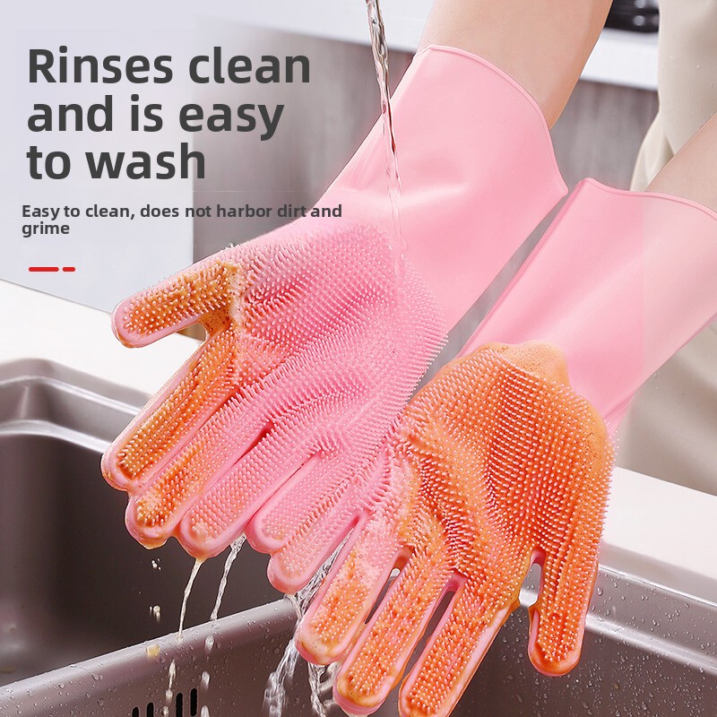 Silicone dishwashing gloves, m - Dish Glove Rubber のレビューと価格