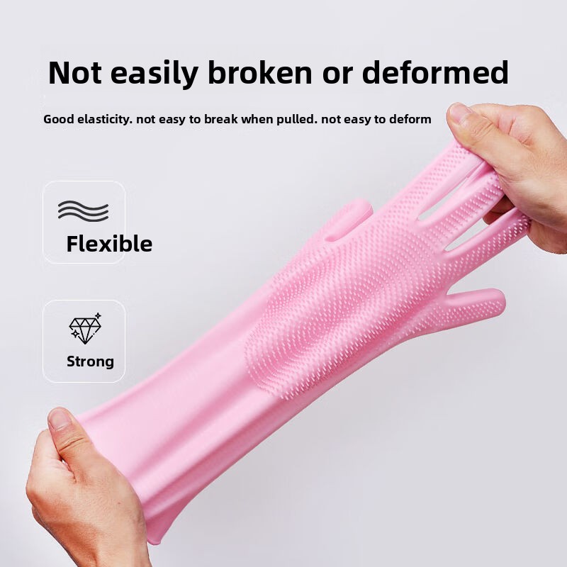 Silicone dishwashing gloves, m - Dish Glove Rubber のレビューと価格
