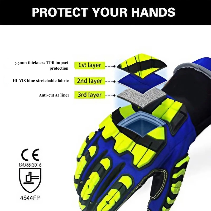 XYEHS ANSI CUT A5 Rescue Extri - Work Glove Impact のレビューと価格