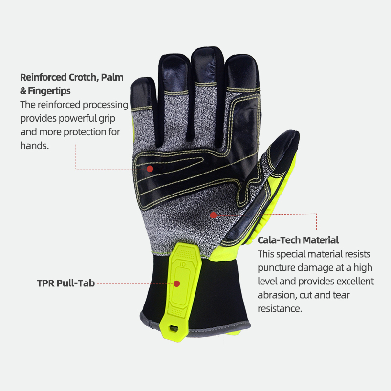 XYEHS ANSI CUT A5 Rescue Extri - Work Glove Impact のレビューと価格