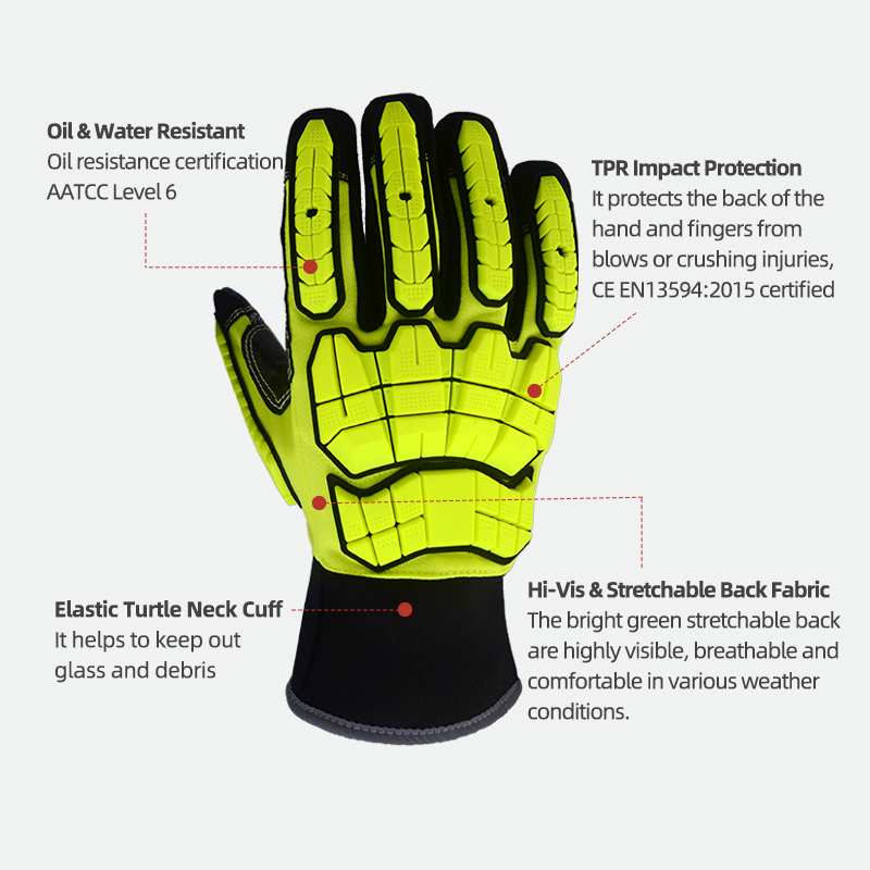 XYEHS ANSI CUT A5 Rescue Extri - Work Glove Impact のレビューと価格