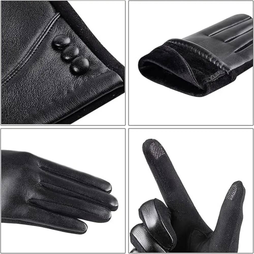 Women Gloves Touch Screen Wool - Wool Glove Lined のレビューと価格