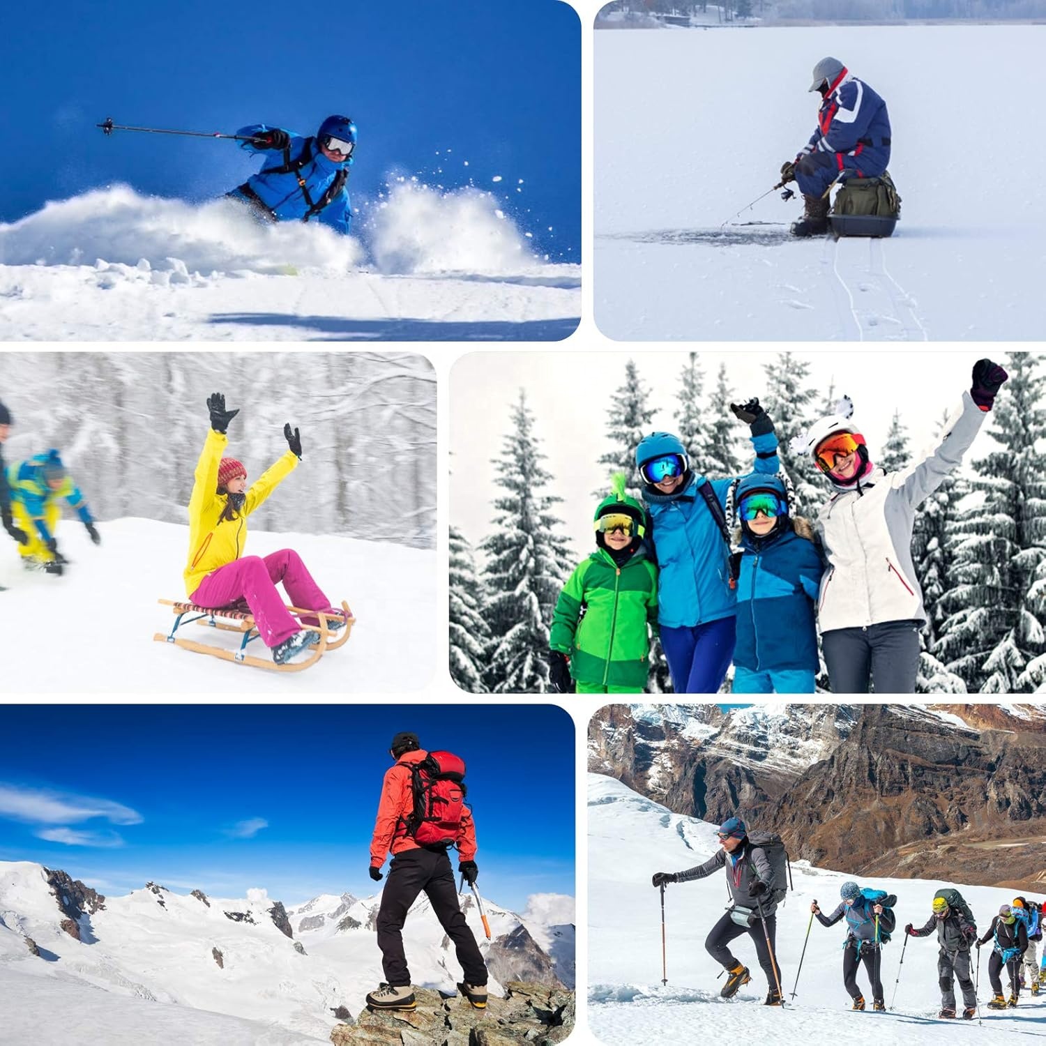 Heated Leather Gloves Men Wome - Ski Glove Waterproof のレビューと価格
