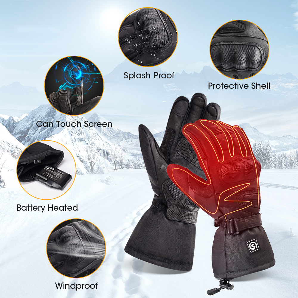 Snow Deer Winter Electric Heat - Ski Glove Waterproof のレビューと価格