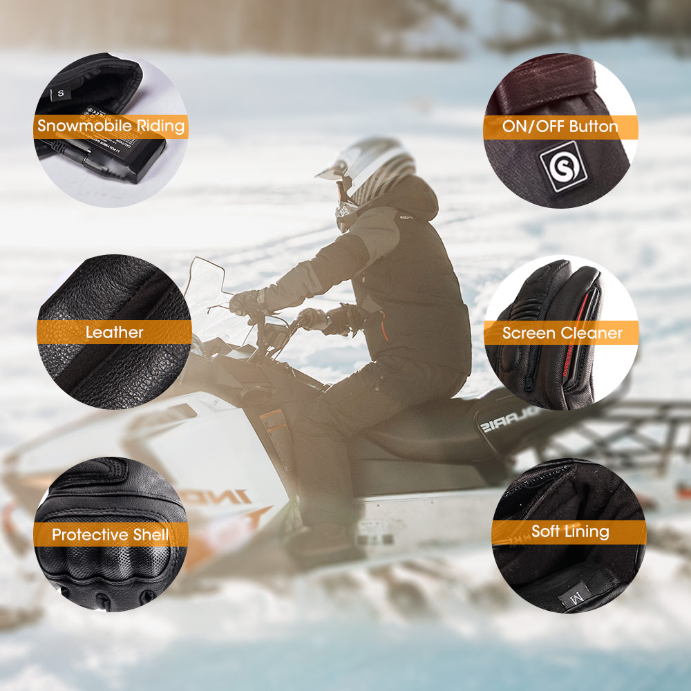 Snow Deer Winter Electric Heat - Ski Glove Waterproof のレビューと価格