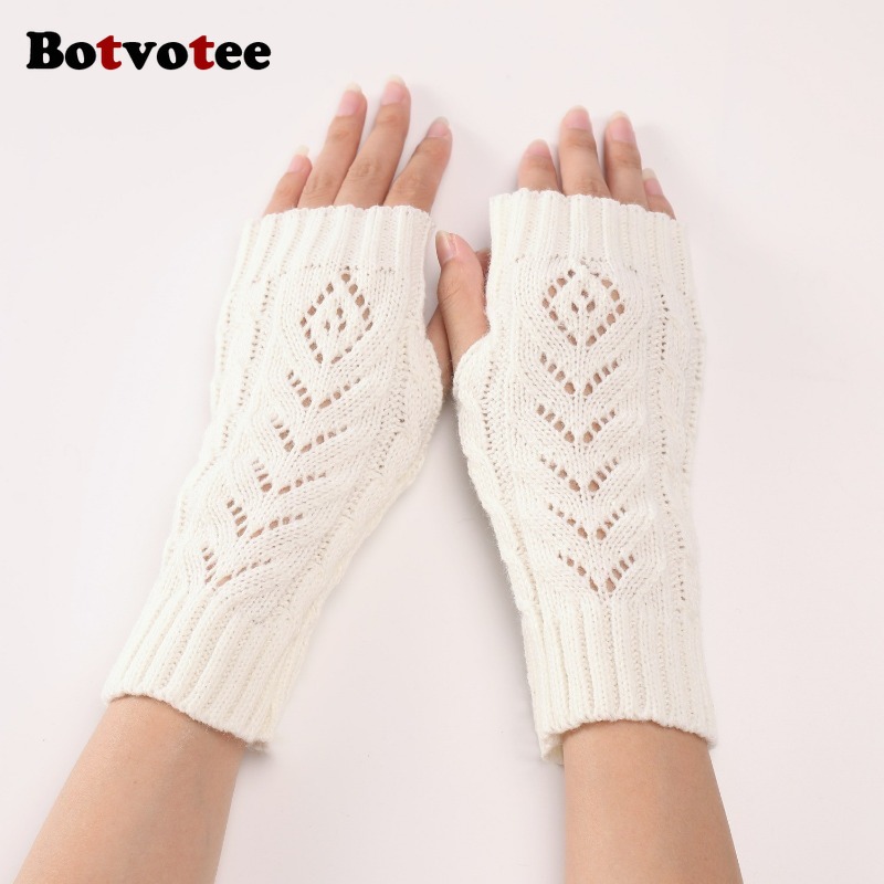 Botvotee Y2k Accessories Free  - Fingerless Glove Knit のレビューと価格