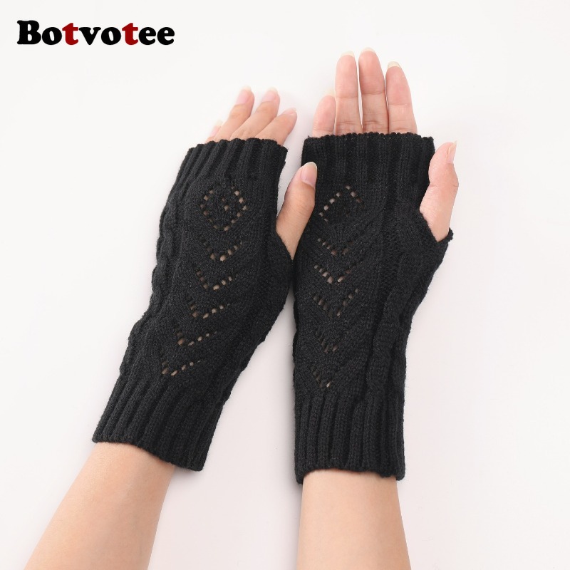 Botvotee Y2k Accessories Free  - Fingerless Glove Knit のレビューと価格