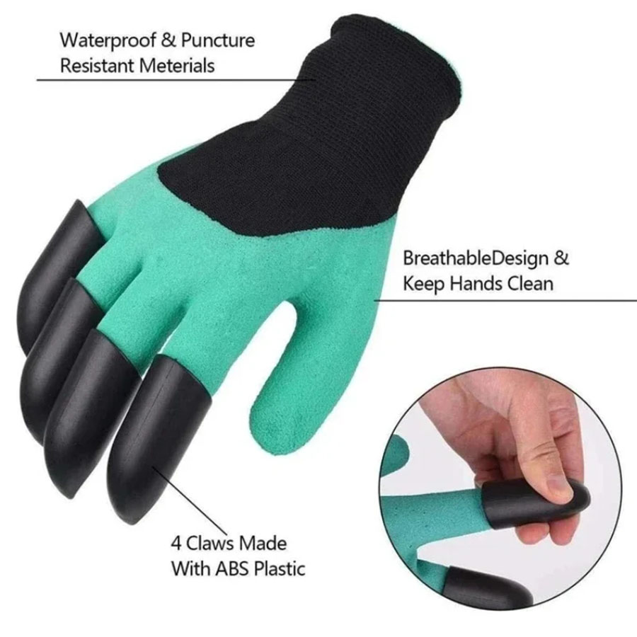 1Pair Gardening Gloves with Cl - Gardening Glove Waterproof のレビューと価格