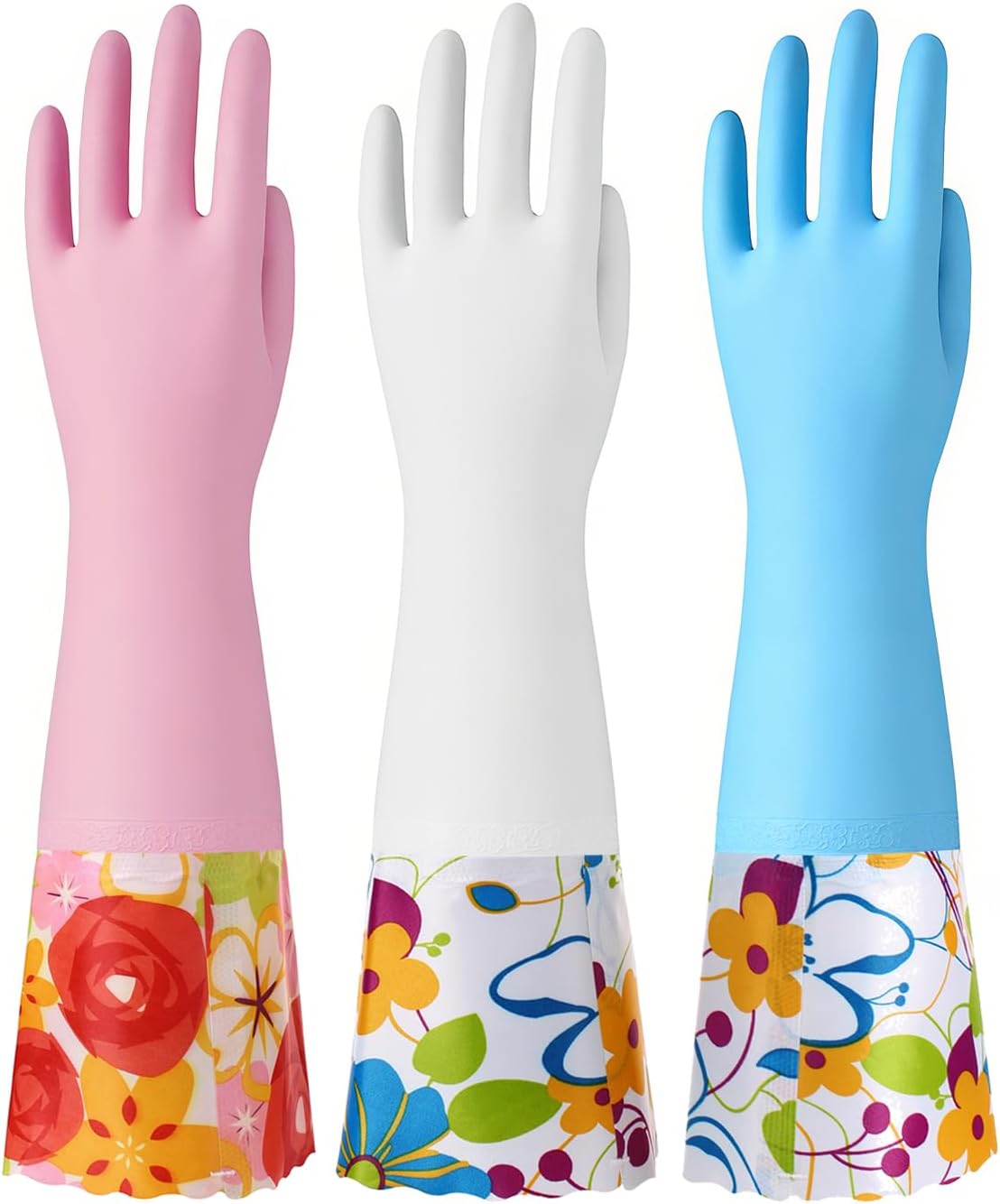 3 Pairs Rubber Cleaning Gloves - Rubber Glove Cleaning のレビューと価格