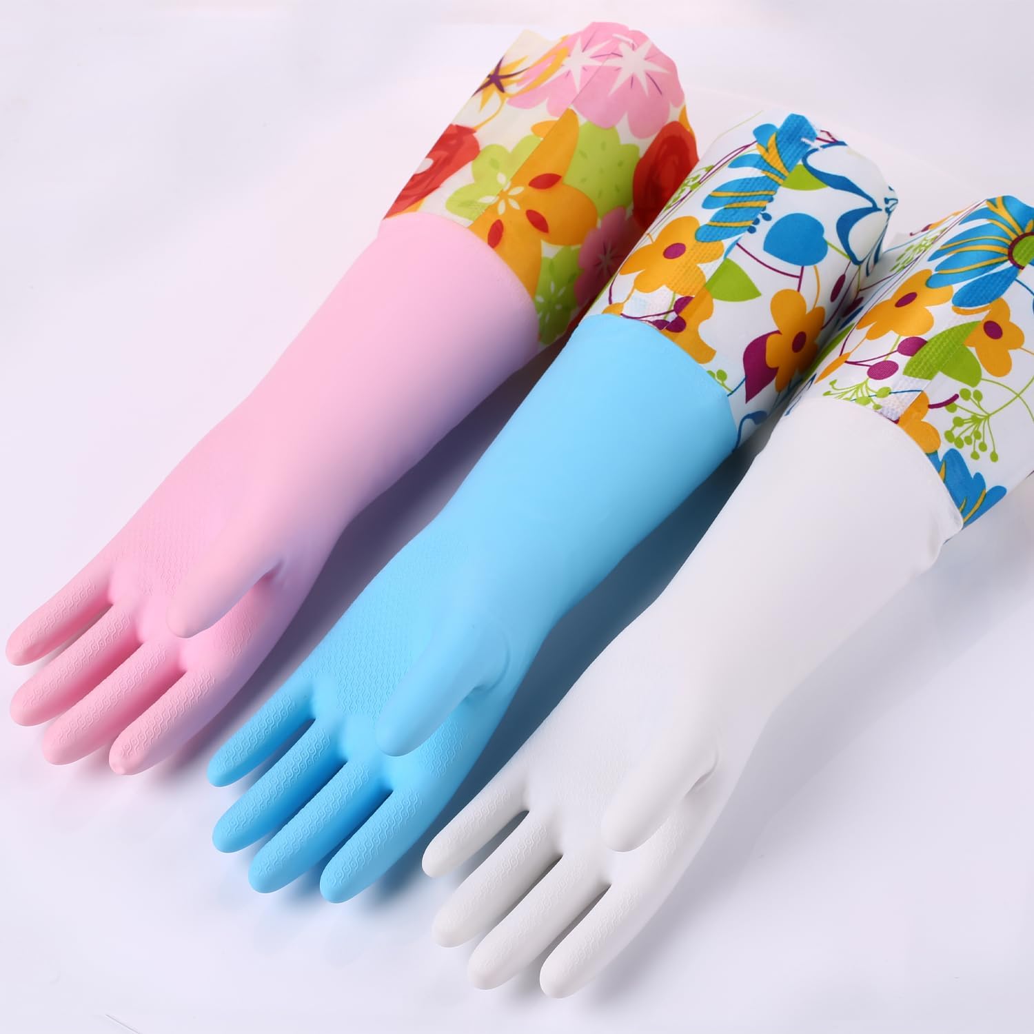 3 Pairs Rubber Cleaning Gloves - Rubber Glove Cleaning のレビューと価格