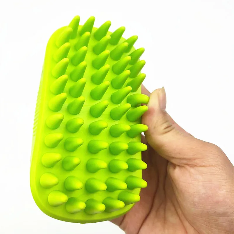 Pet Bath Brush Rubber Comb Hai - Rubber Glove Cleaning のレビューと価格