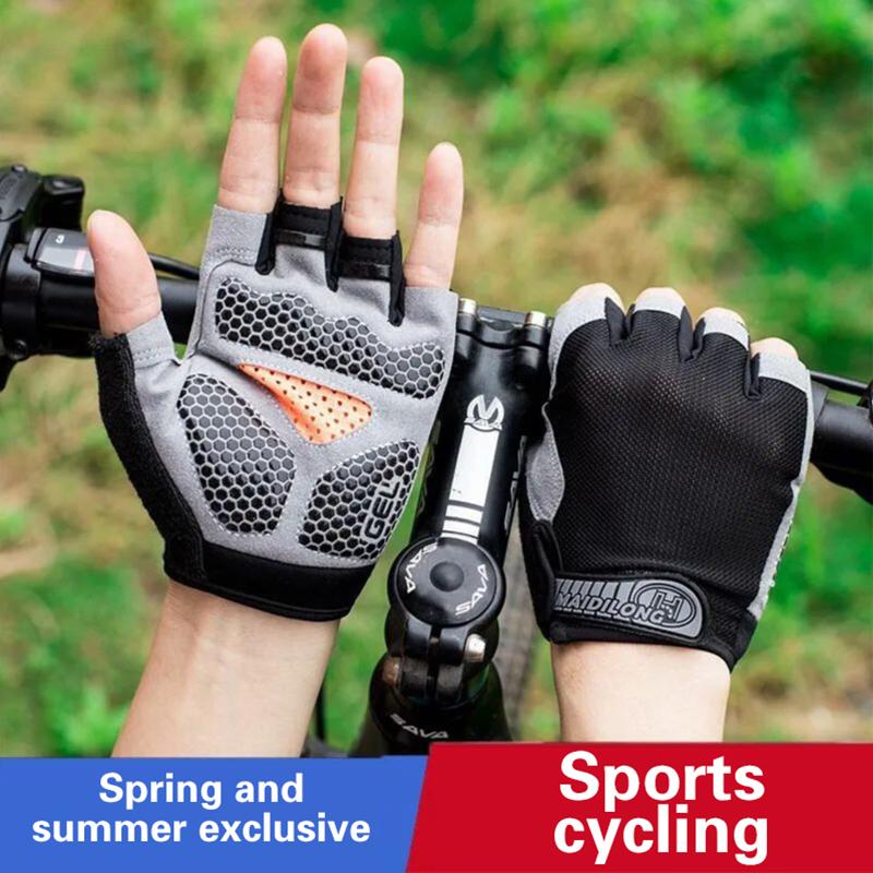 Half Finger Cycling Gloves Men - Cycling Glove Padded のレビューと価格