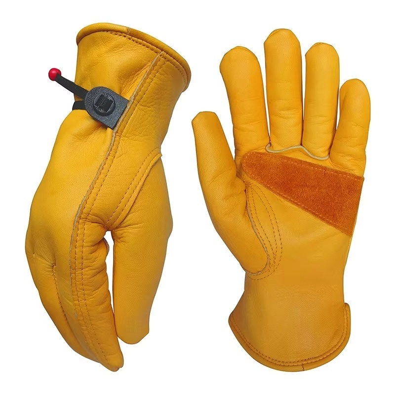 1 Pair Cowhide Heavy Duty Secu - Leather Driving Glove のレビューと価格
