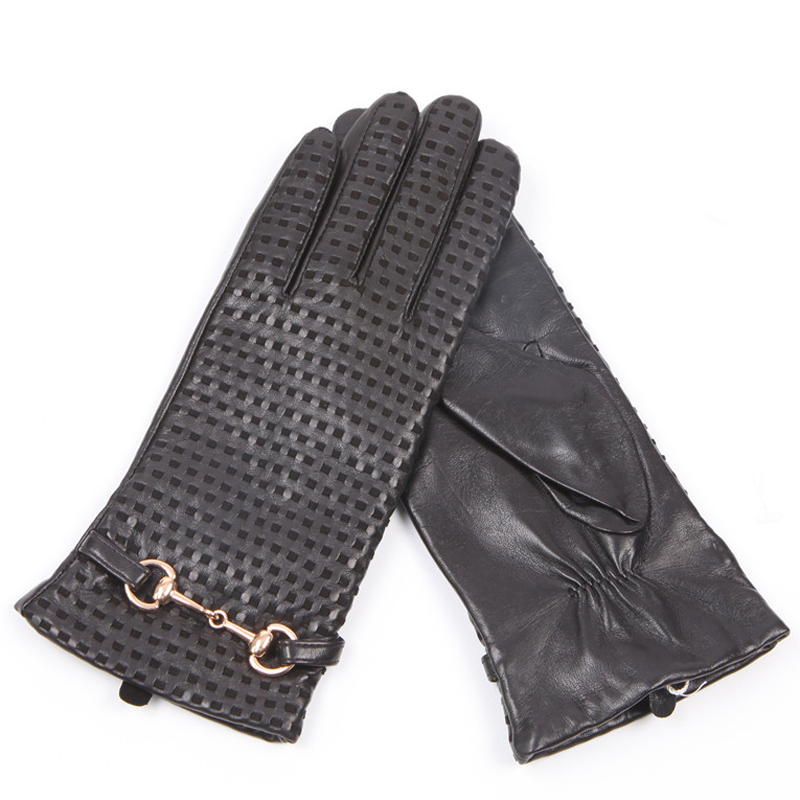Real Leather Gloves Female The - Wool Glove Lined のレビューと価格