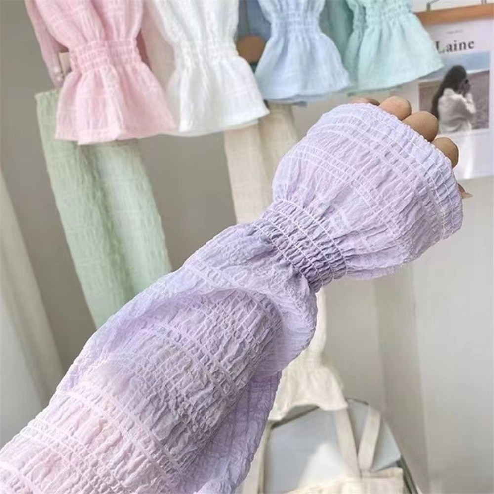 Summer Outdoor Lace Mesh Sun P - Fingerless Glove Knit のレビューと価格