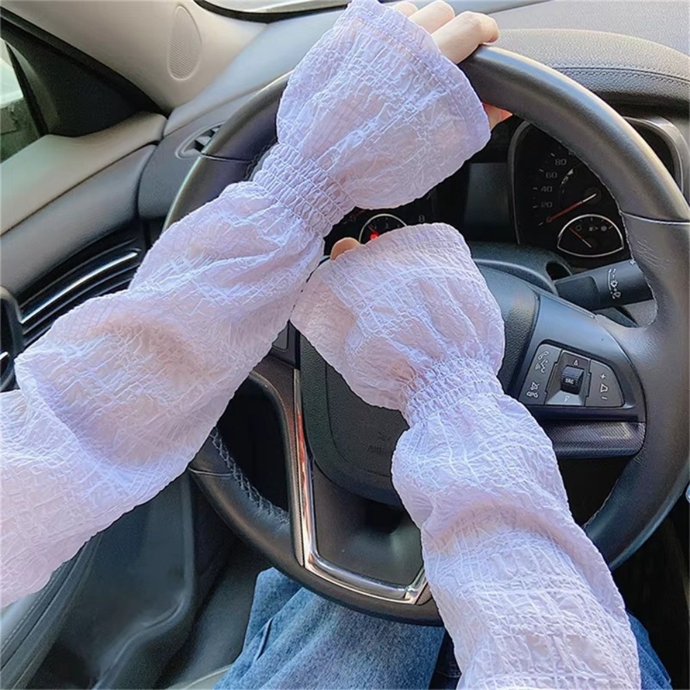 Summer Outdoor Lace Mesh Sun P - Fingerless Glove Knit のレビューと価格