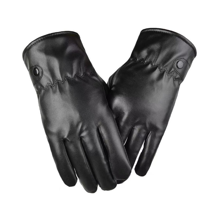 Winter Fashion Black PU Leathe - Leather Driving Glove のレビューと価格