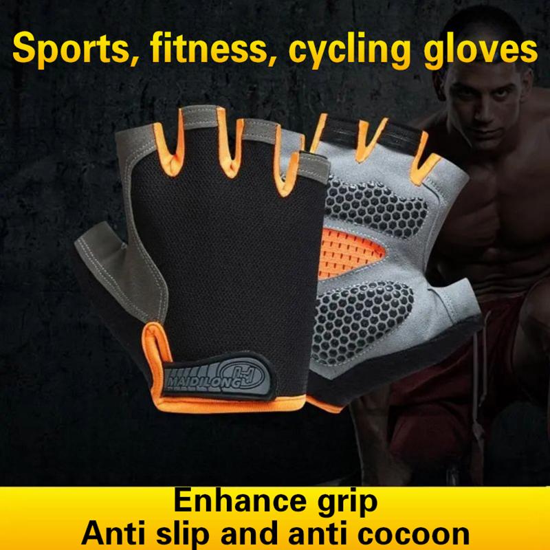Half Finger Cycling Gloves Men - Cycling Glove Padded のレビューと価格