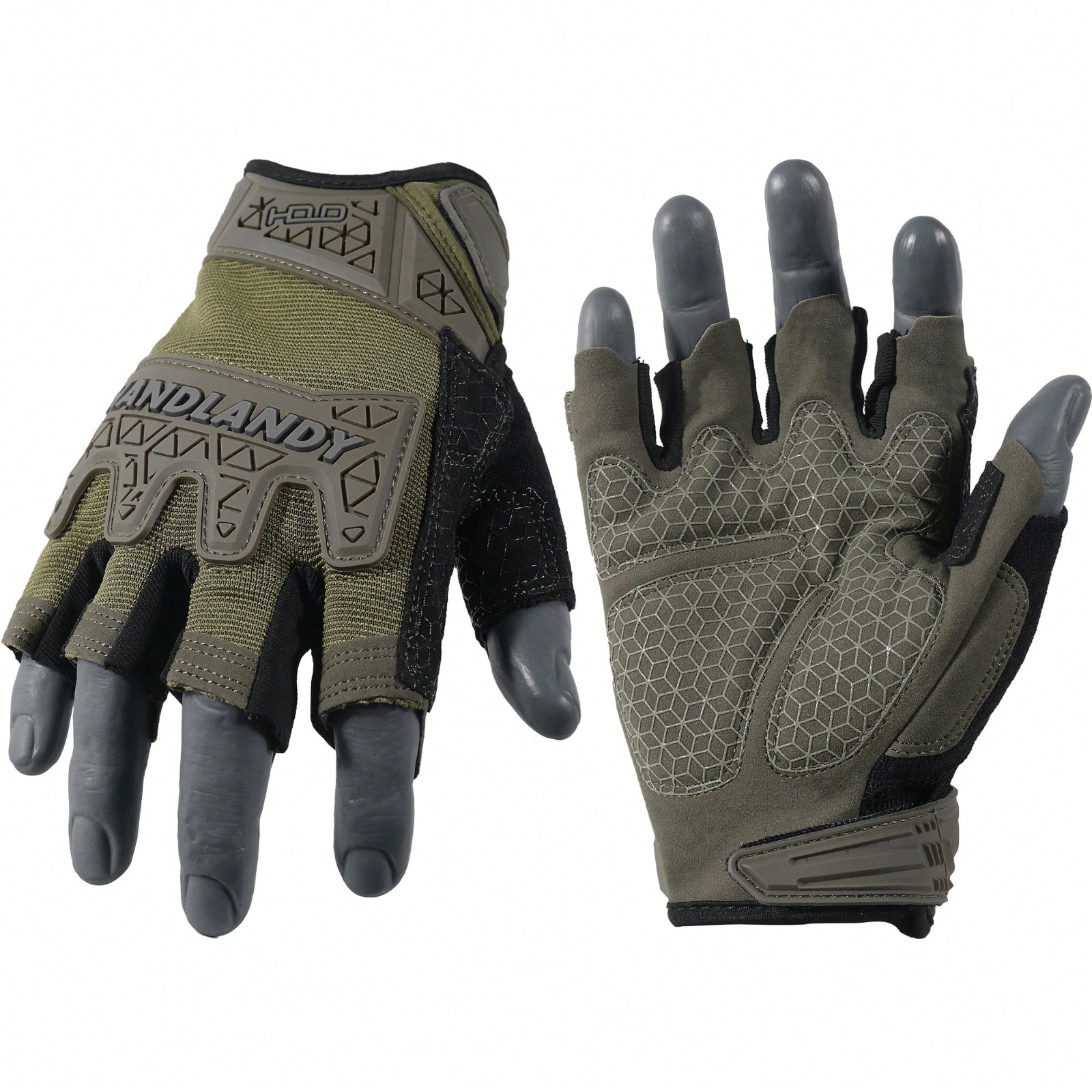 Tactical Fingerless Impact Glo - Work Glove Impact のレビューと価格