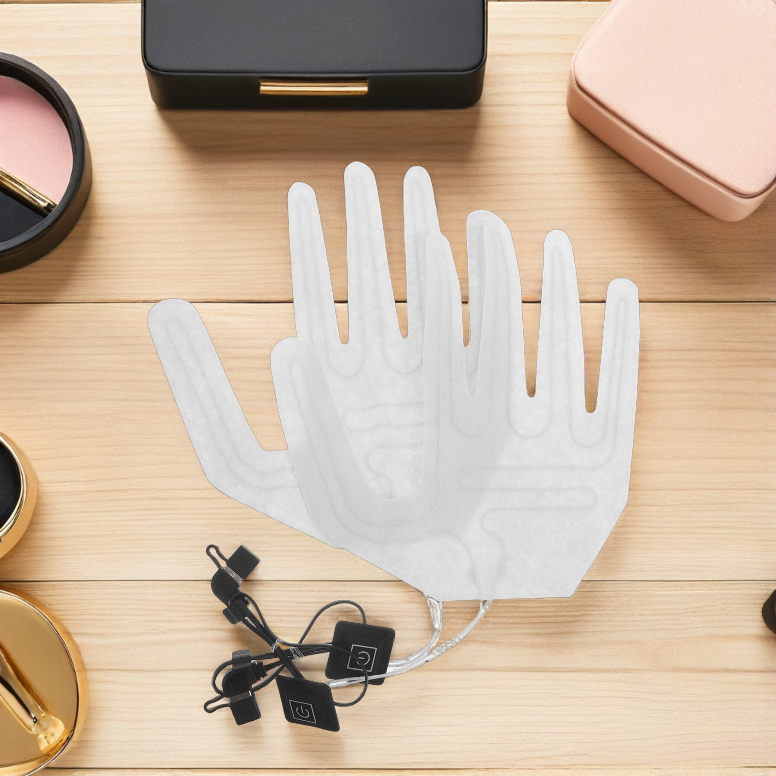 2Pcs Full Finger Electric Heat - Cycling Glove Padded のレビューと価格