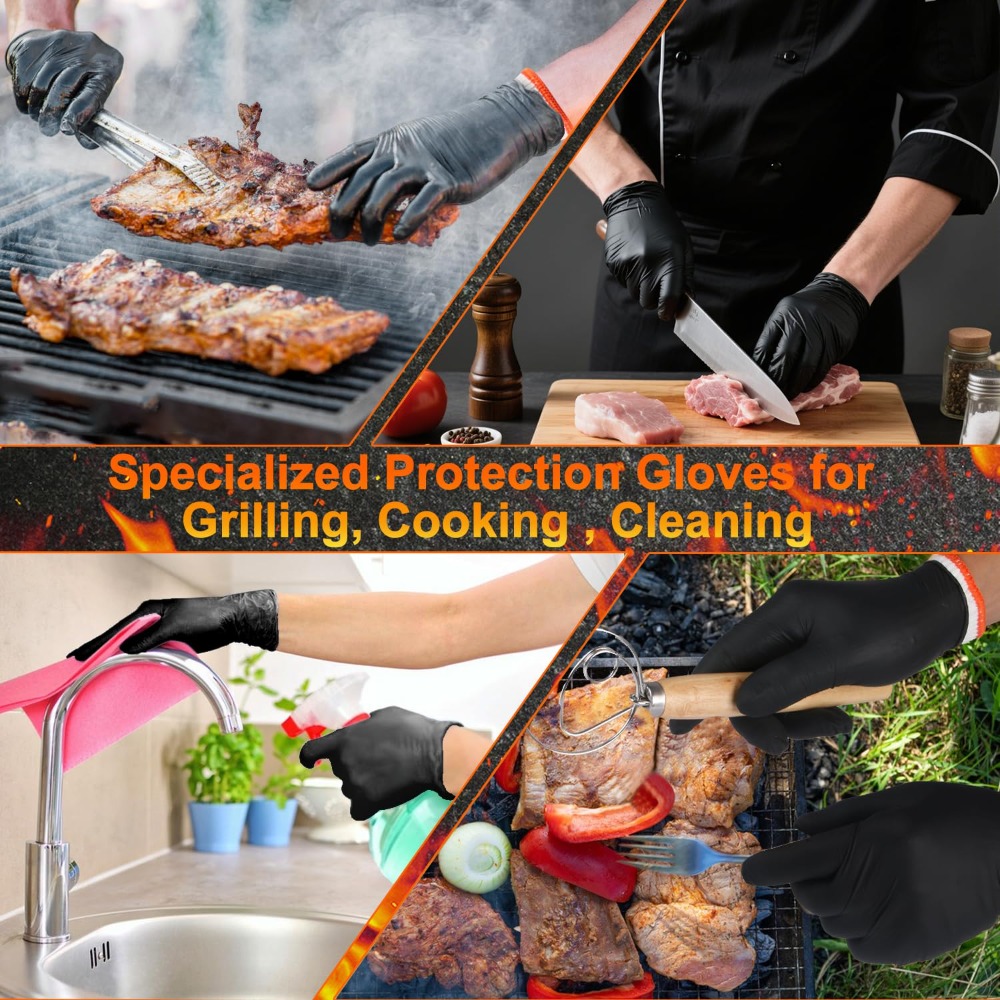 Disposable BBQ Gloves 100 Pack - Heat Resistant Glove のレビューと価格