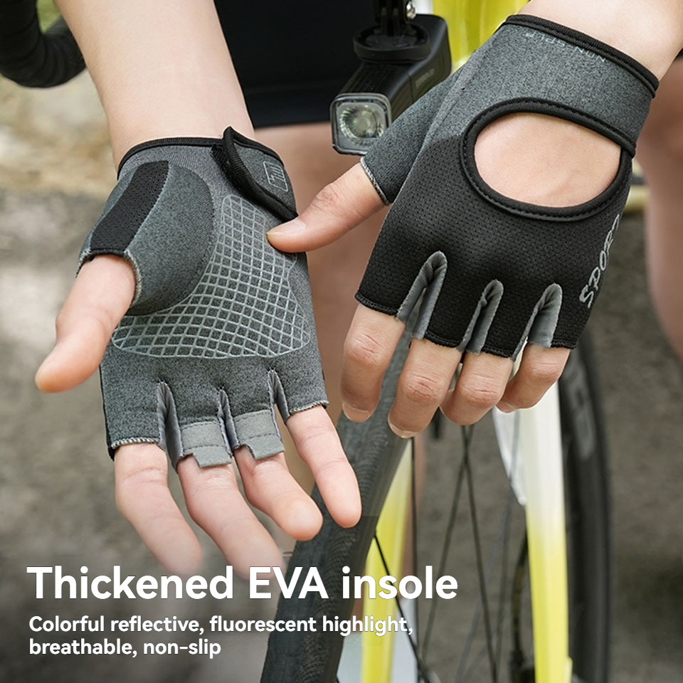 Cycling Sport Half Finger Glov - Workout Glove Gym のレビューと価格