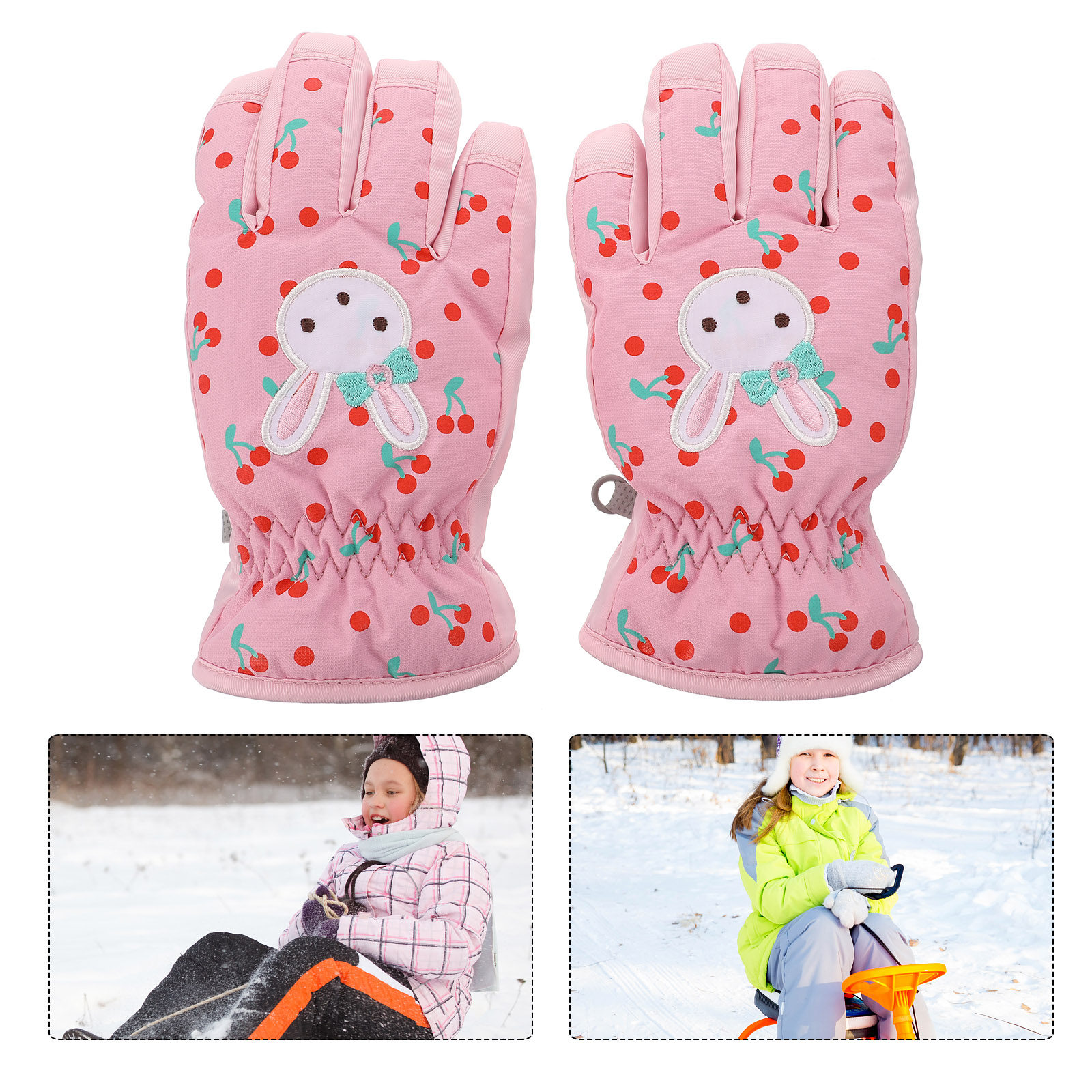 1Pair Children Ski Gloves Wate - Winter Glove Insulated のレビューと価格