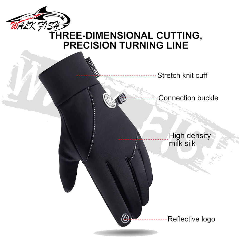 WALK FISH Winter Anti-slip Fis - Cycling Glove Padded のレビューと価格