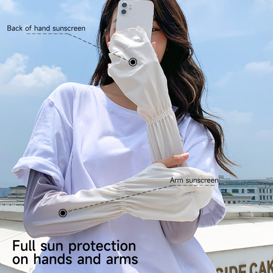 Driving Fingerless Sun Sleeves - Fingerless Glove Knit のレビューと価格
