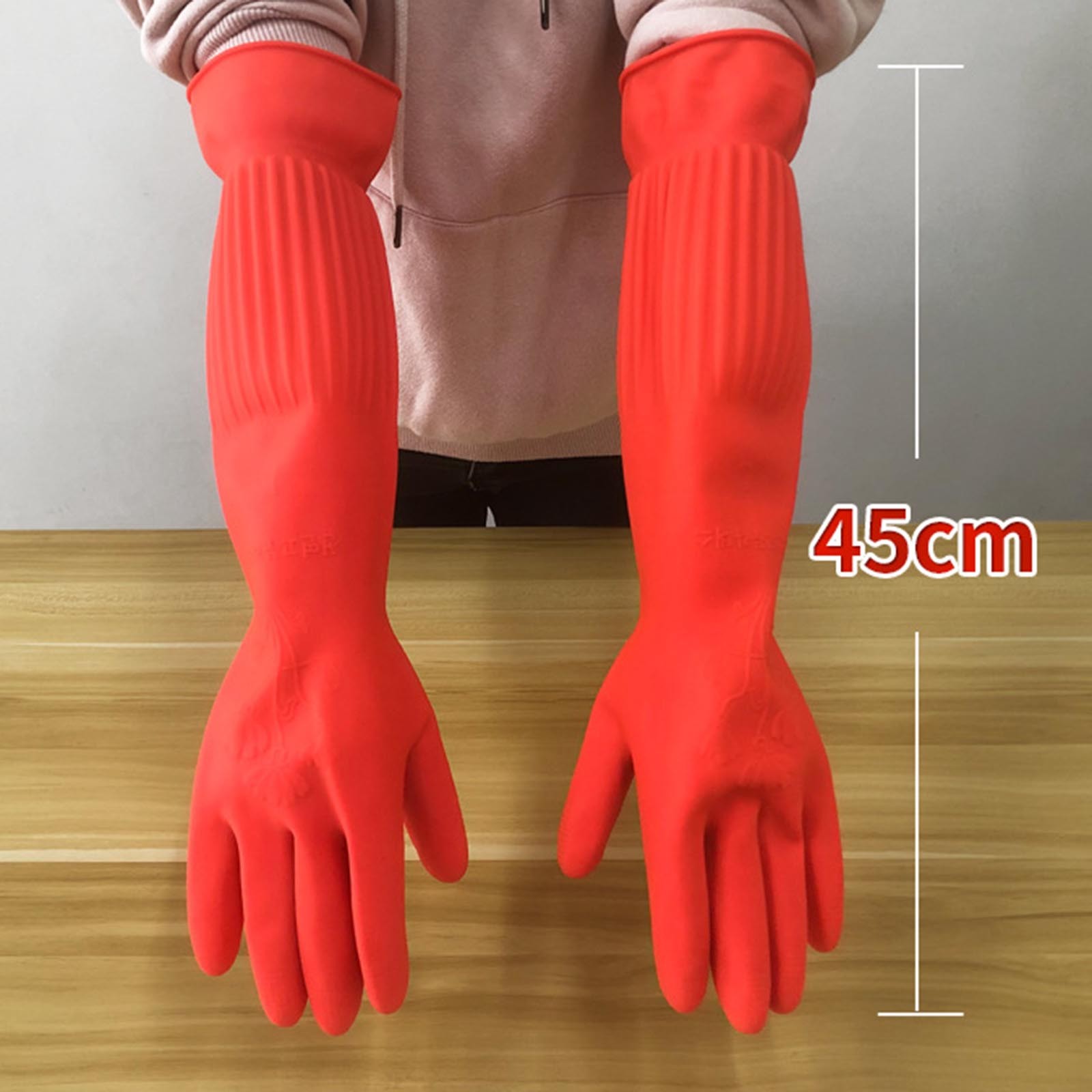 1pair Flexible Comfortable Rub - Dish Glove Rubber のレビューと価格