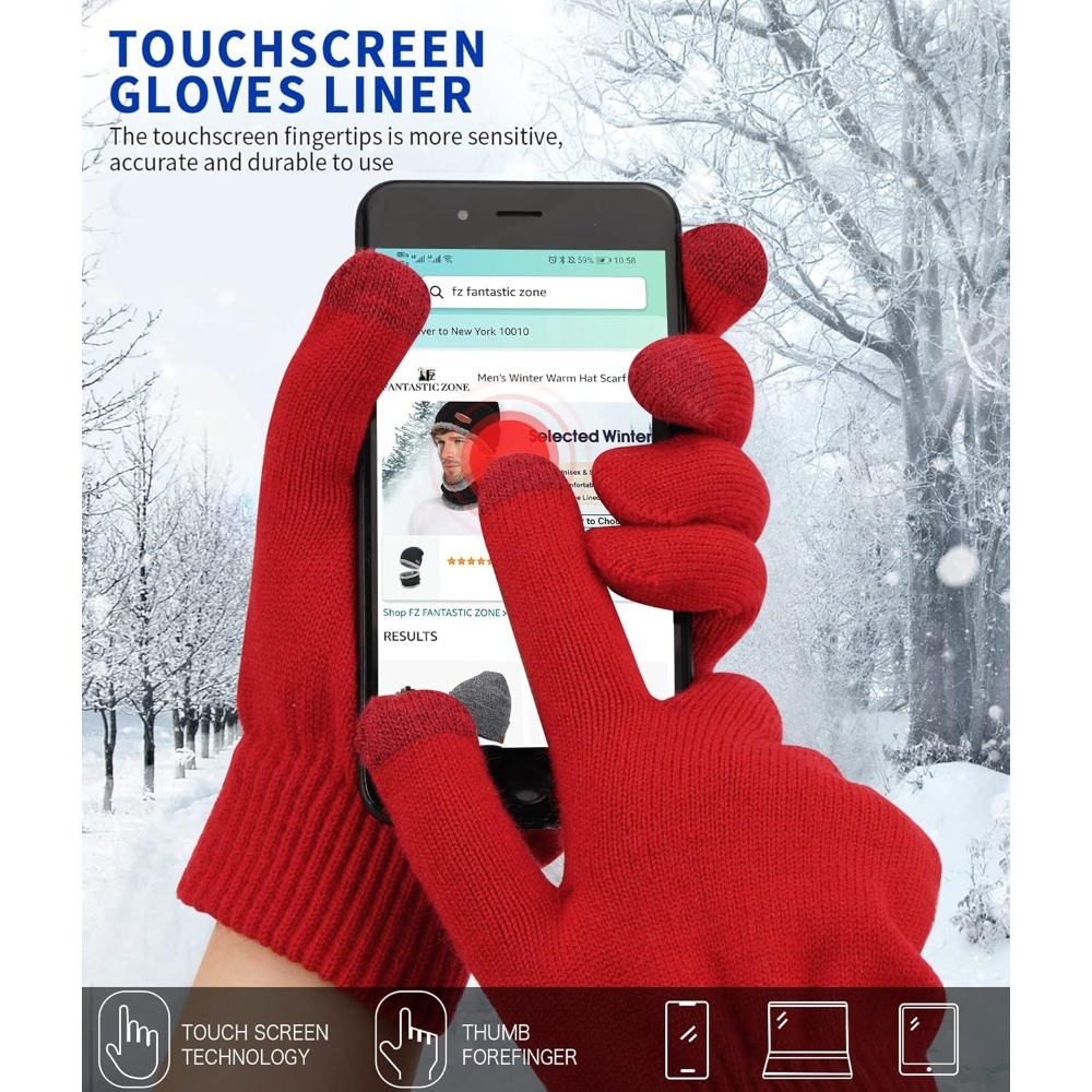 Women's Winter Touchscreen Woo - Wool Glove Lined のレビューと価格