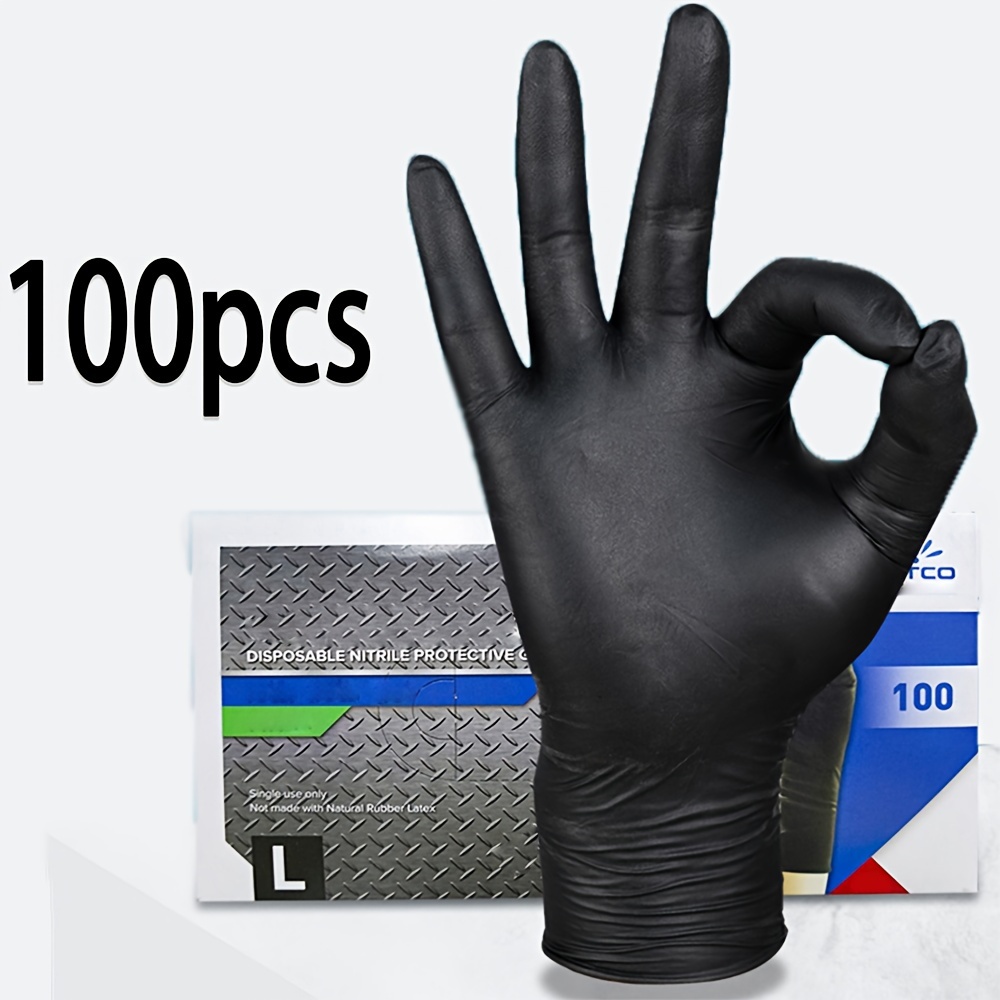 Black Nitrile Disposable Glove - Nitrile Mechanic Glove のレビューと価格