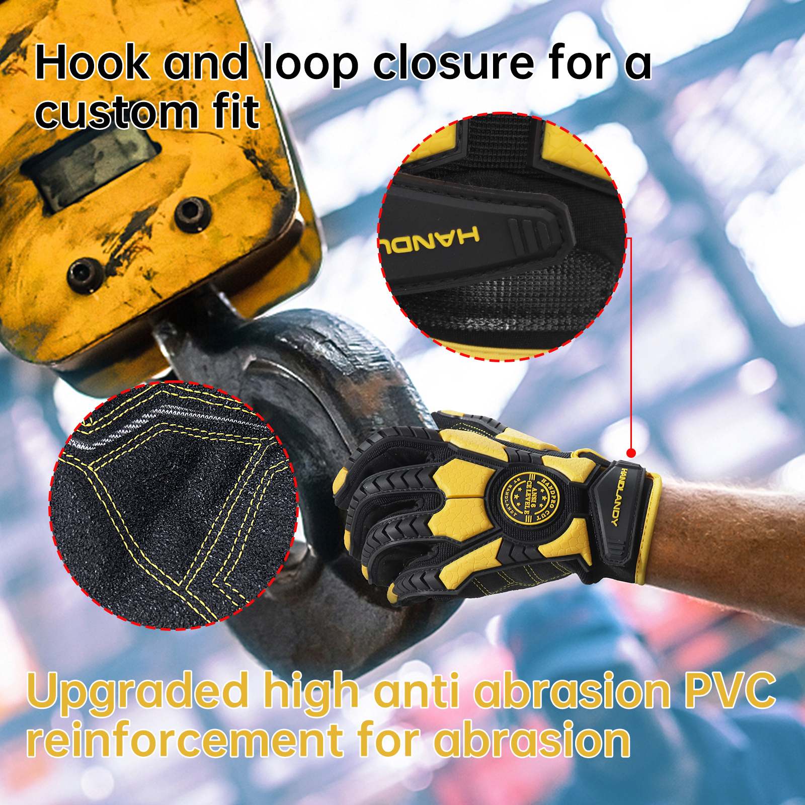 PVC Reinforced Impact Protecti - Work Glove Impact のレビューと価格